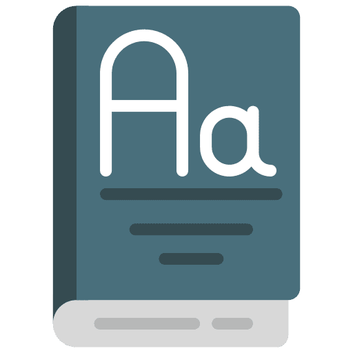 Font design text education edit tools icon
