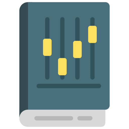 Stock chart information education stock chart icon