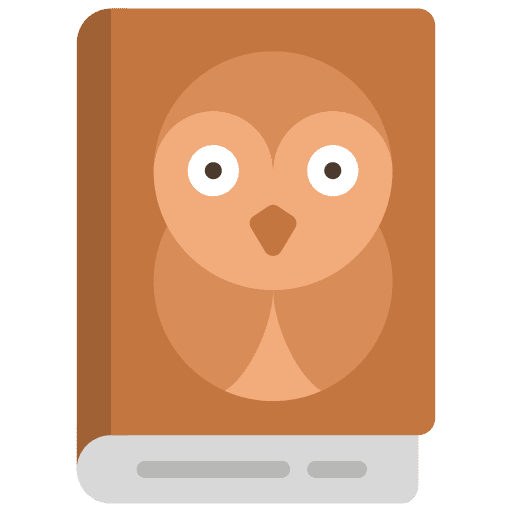 Wisdom owl study knowledge icon