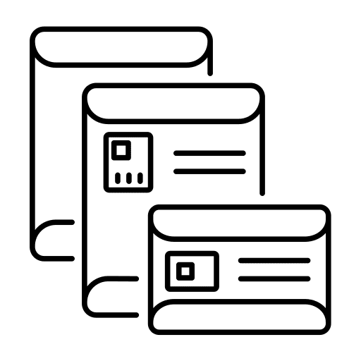 Envelopes shipping and delivery post mail icon