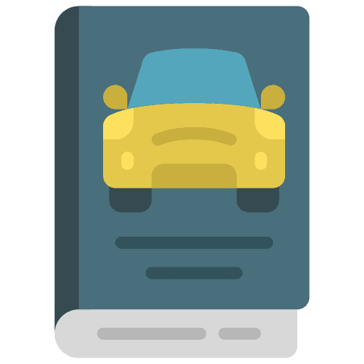 Manual book instructions vehicle manual book icon