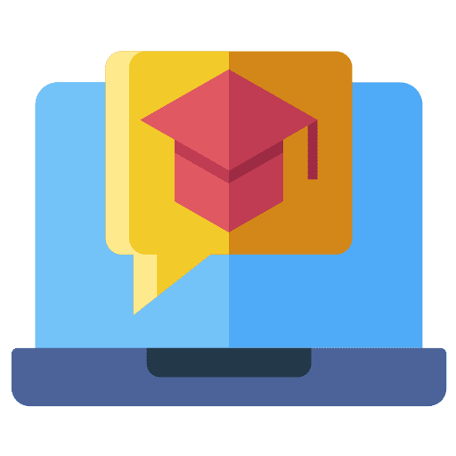 Online education online knowledge education icon