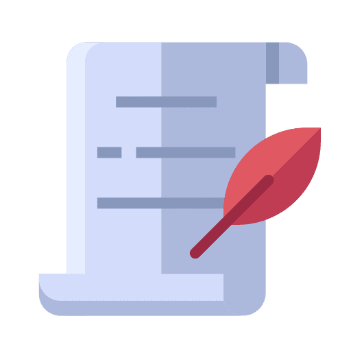 Write write writer desk icon