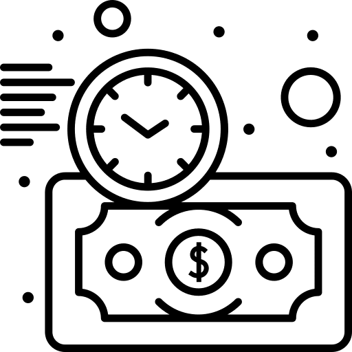 Budget business and finance cash money icon