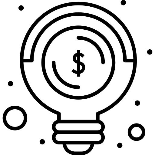 Idea idea business lightbulb icon