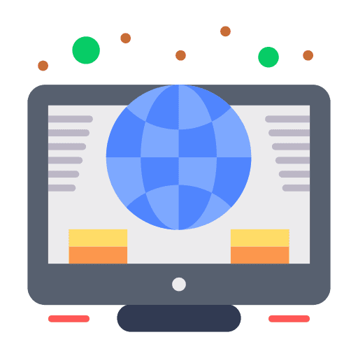 Global economy online banking investment financial icon