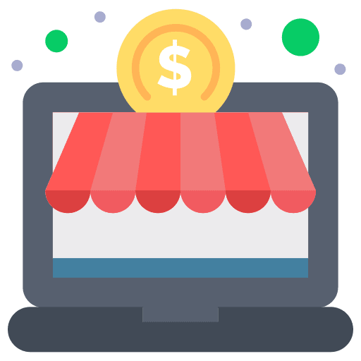 Online shop buying ecommerce commerce and shopping icon