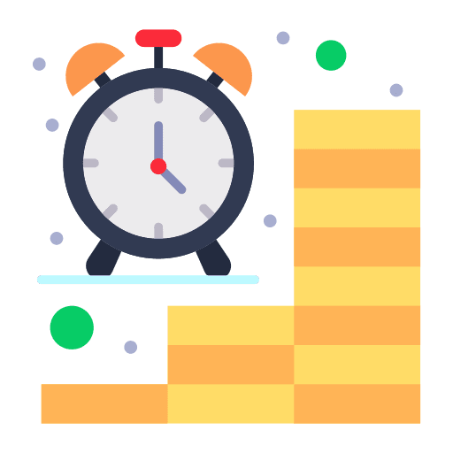 Time time cash currency icon