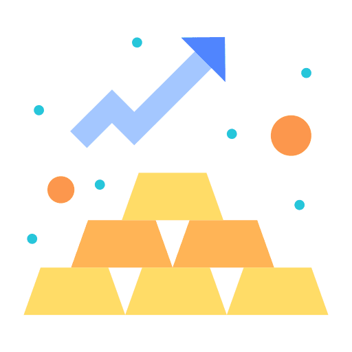 Asset invesment gold ingots asset icon Asset invesment gold ingots asset icon