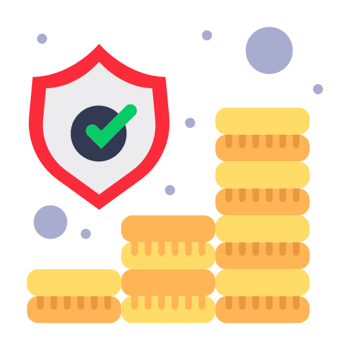 Insurance protection business and finance shield icon Insurance protection business and finance shield icon