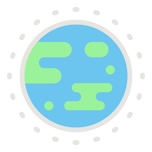 Earth planet planet earth world icon