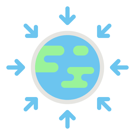 Gravity force gravity world icon