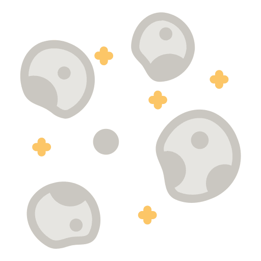 Asteroid meteorite galaxy astronomy icon Asteroid meteorite galaxy astronomy icon