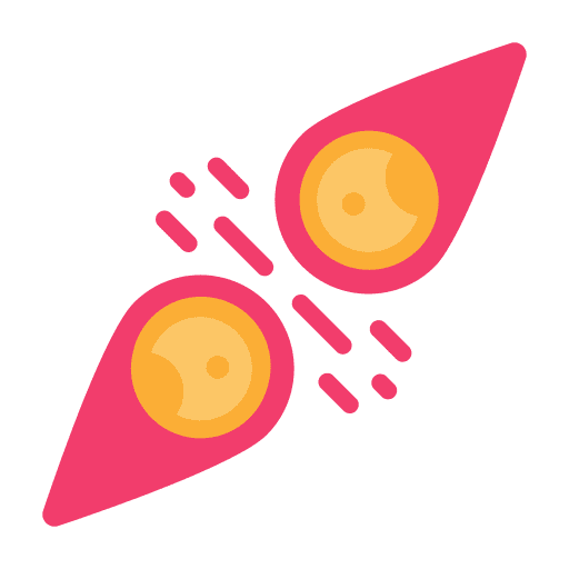 Collision astronomy asteroid meteorite icon Collision astronomy asteroid meteorite icon