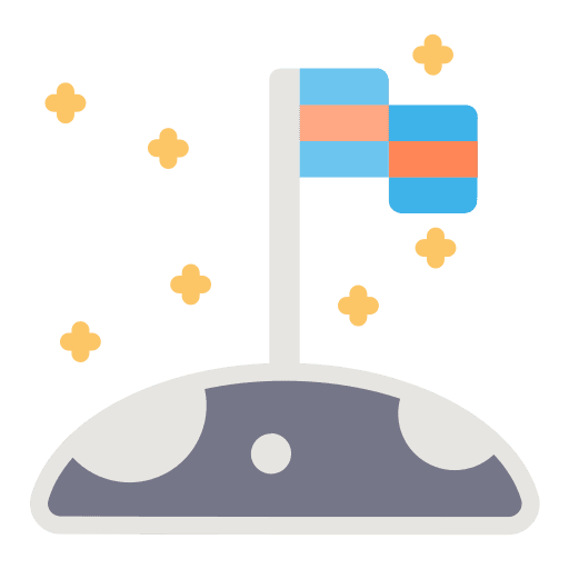 Flag space exploration flag miscellaneous icon Flag space exploration flag miscellaneous icon