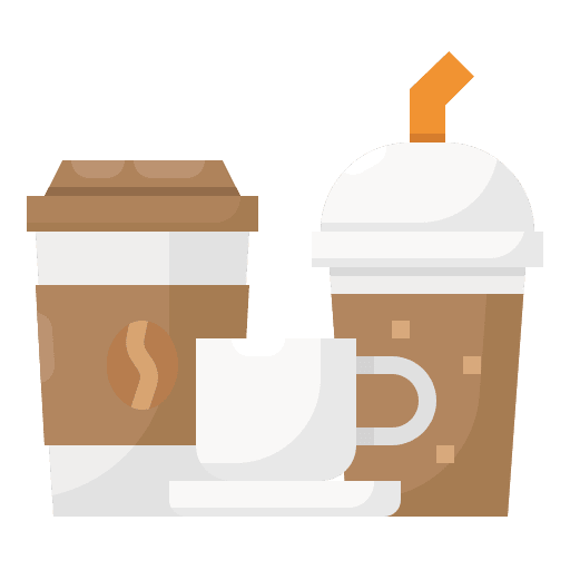 Coffee tea drink cup icon