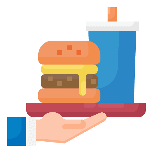 Order food burger fast order food icon Order food burger fast order food icon