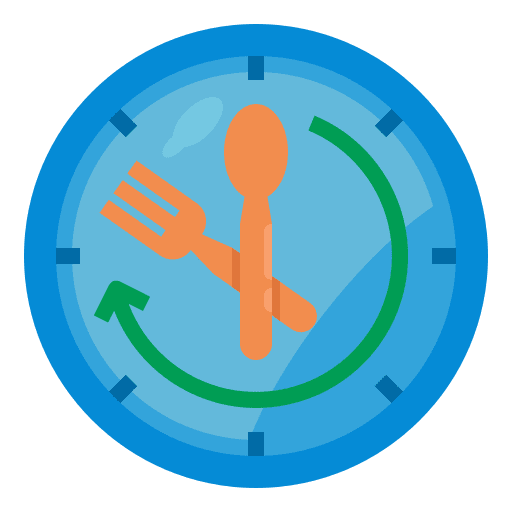 Clock clock watch food icon Clock clock watch food icon