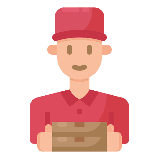 Delivery man delivery man service food icon Delivery man delivery man service food icon
