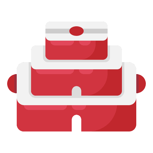 Food package packing delivery lunch icon Food package packing delivery lunch icon