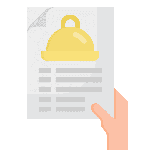 Menu menu restaurant list icon Menu menu restaurant list icon