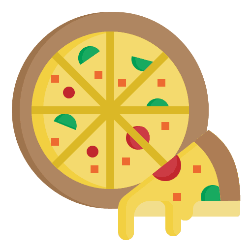 Pizza fast food food and restaurant food icon Pizza fast food food and restaurant food icon