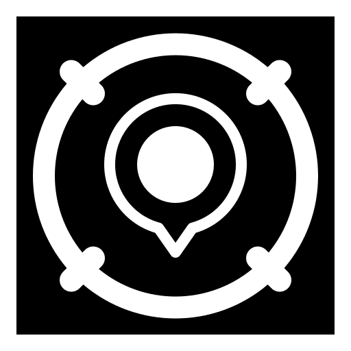 Placeholder map pin navigation icon