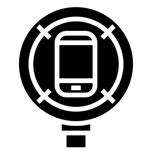 Smartphone search mobile phone searching icon