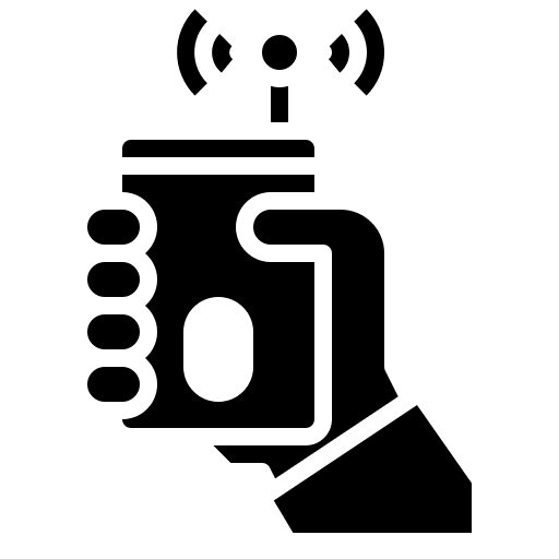 Tracker shipping and delivery ping tracking icon