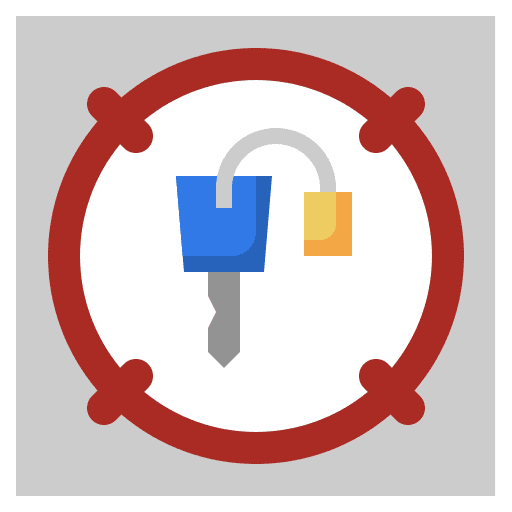Key shipping and delivery radar maps and location icon
