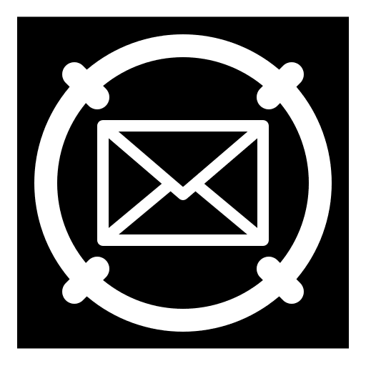 Mail target tracking aim icon