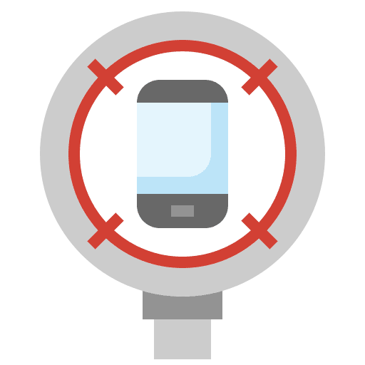 Smartphone search shipping and delivery cellphone icon