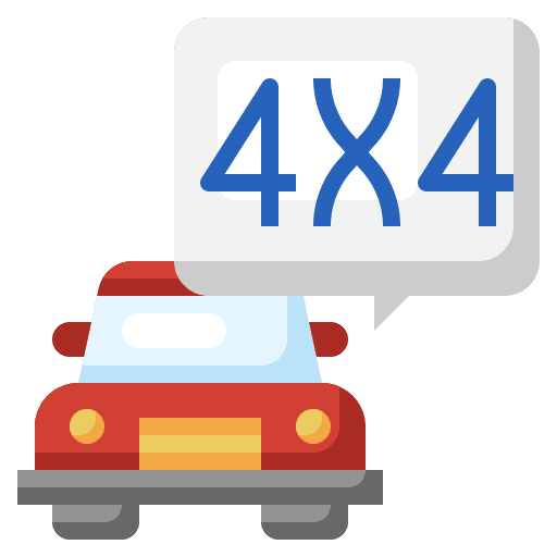 4x4 transportation automobile 4x4 icon