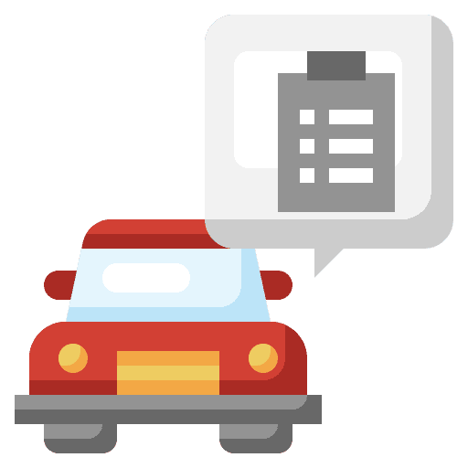 Clipboard transportation car vehicle icon Clipboard transportation car vehicle icon