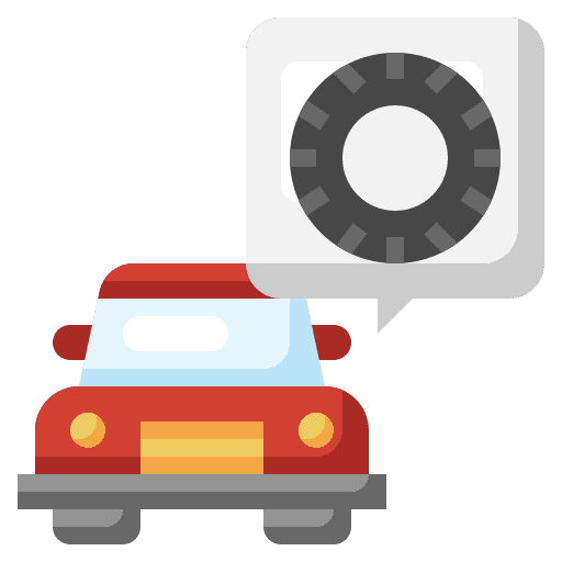 Tyre driving car service tyre icon