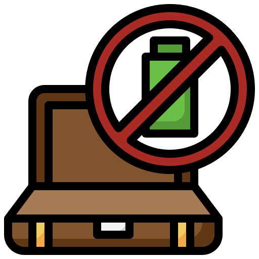 Battery luggage travel luggage holiday icon Battery luggage travel luggage holiday icon