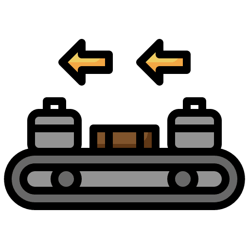 Conveyor trip conveyor belt vacations icon Conveyor trip conveyor belt vacations icon