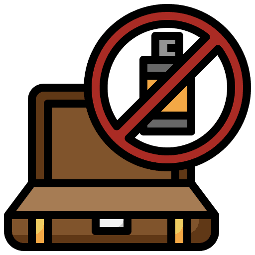 Spray luggage travel spray icon Spray luggage travel spray icon