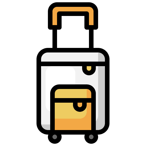 Suitcase baggage hotel transport icon Suitcase baggage hotel transport icon