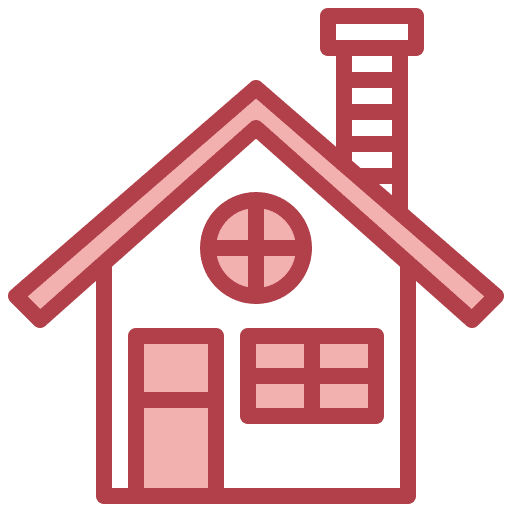Cottage buildings house property icon Cottage buildings house property icon