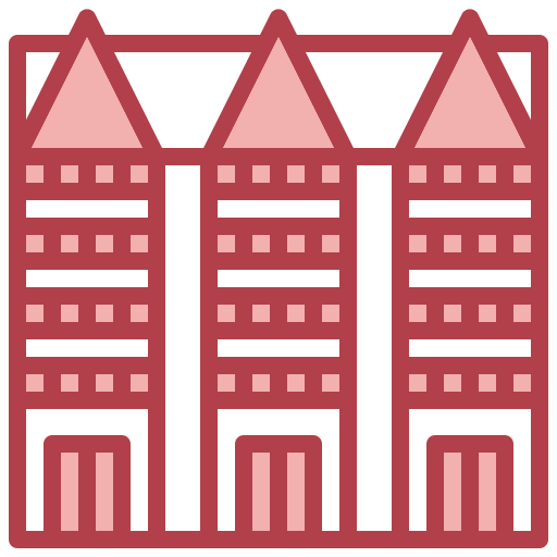 Mansion house home real estate icon Mansion house home real estate icon