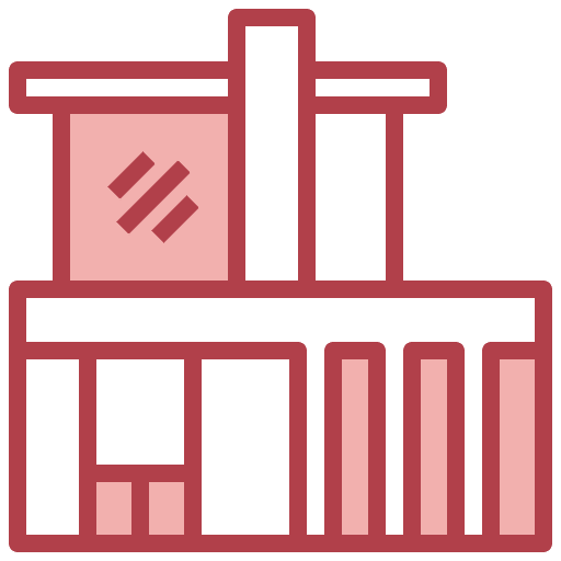 Modern house home real estate house icon