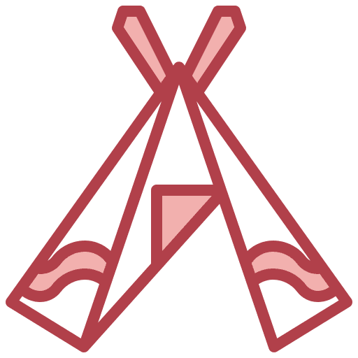 Teepee camping teepee native icon Teepee camping teepee native icon