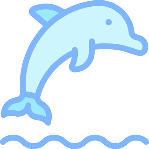 Dolphin animal animals mammal icon