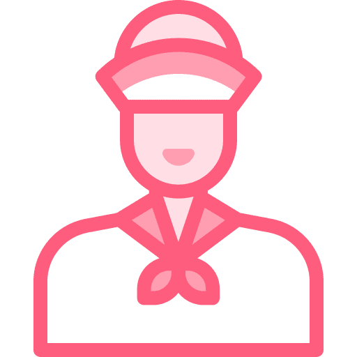 Sailor uniform navy avatar icon