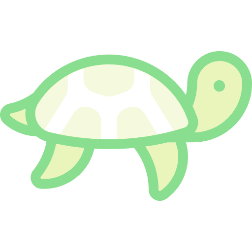 Sea turtle aquarium aquatic wild life icon