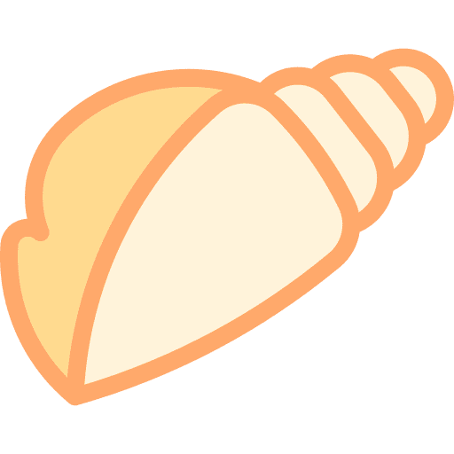 Shell shell sea snail aquarium icon