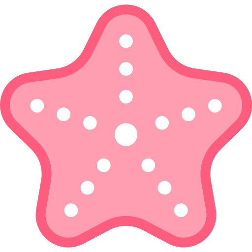 Starfish sea life animals ocean icon