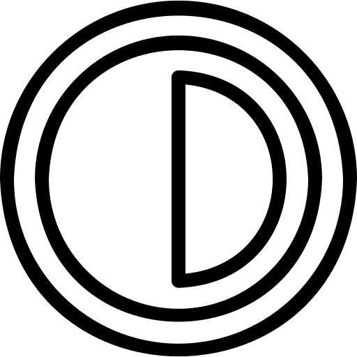 Contrast shadows light ui icon