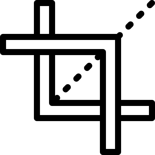 Crop ui cut crop icon